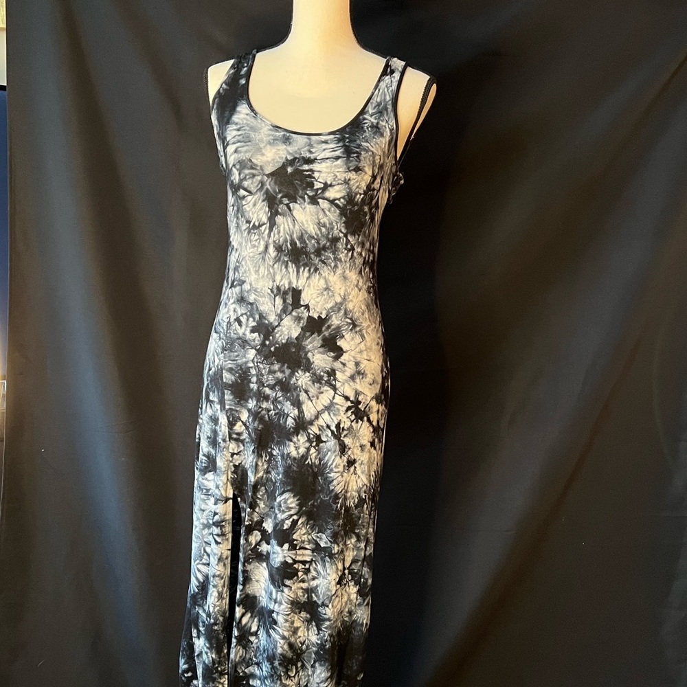 Love Stitch Tie Die Maxi Dress